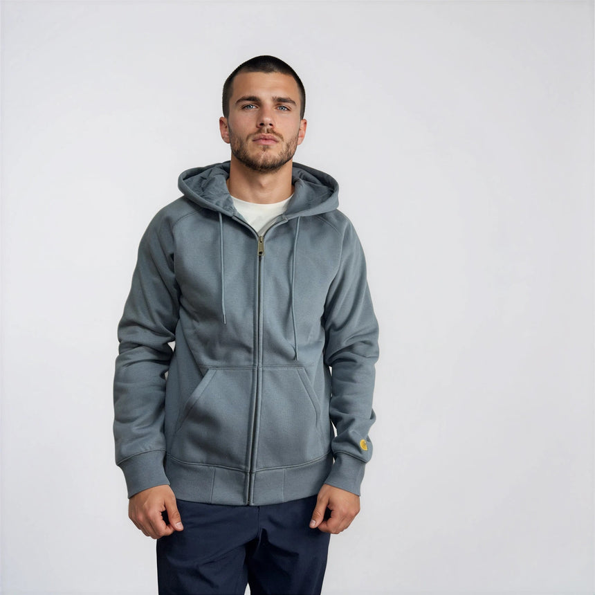 Carhartt WIP Chase Hoodie in Cozy Blue - Boinclo - Outlet Sale Under Retail