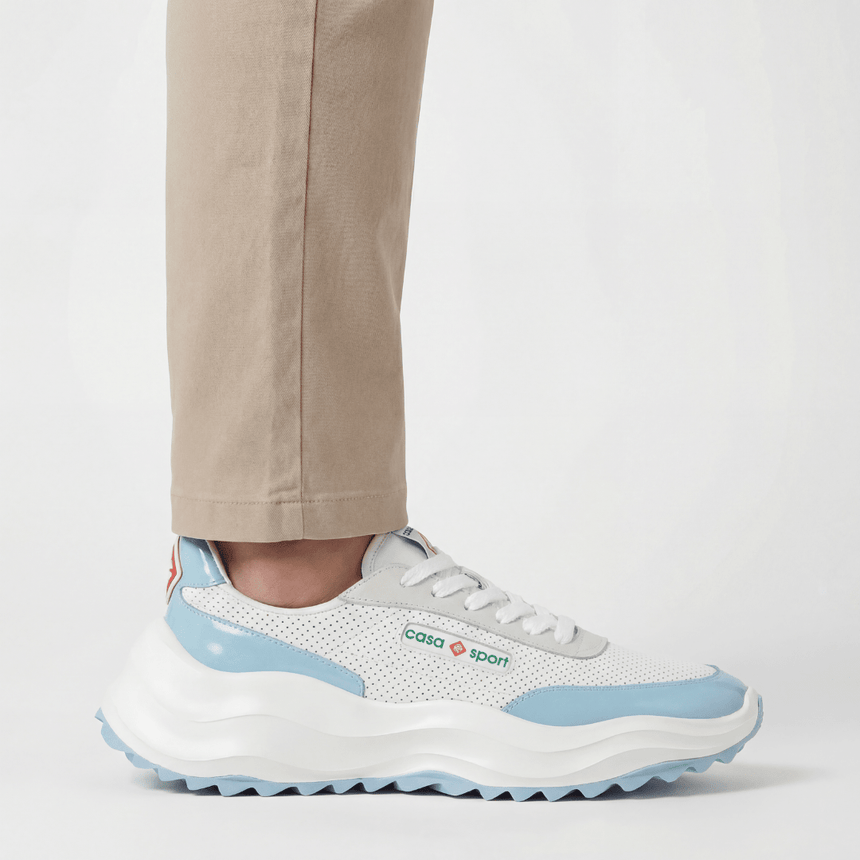 Casablanca Atlantis Chunky Sneakers White & Baby Blue - Boinclo - Outlet Sale Under Retail