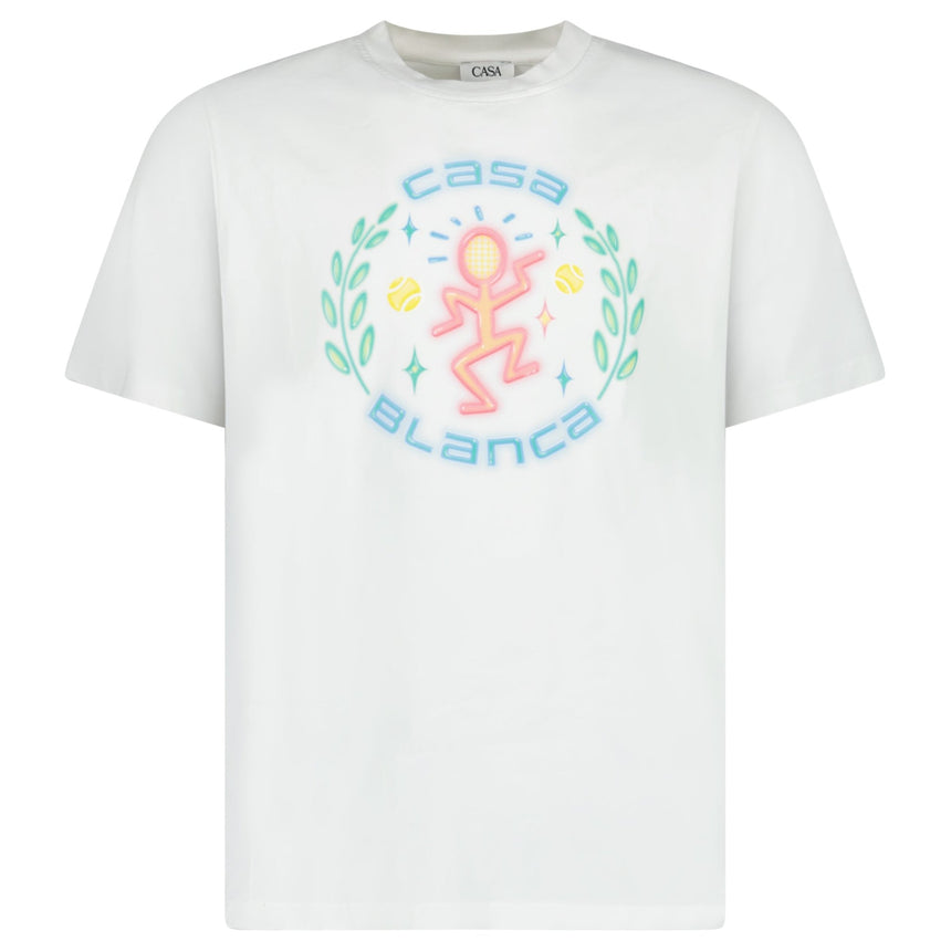 Casablanca Dance Joy T-Shirt in White - Boinclo - Outlet Sale Under Retail
