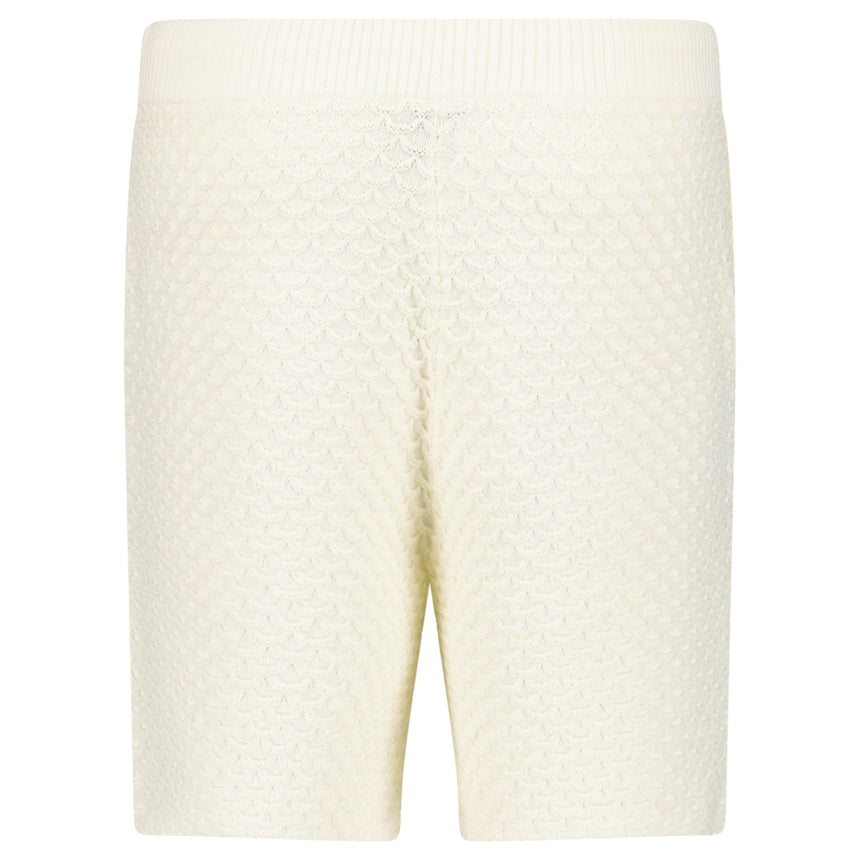 Casablanca Logo Textured Cotton-Blend Shorts in Light Beige - Boinclo - Outlet Sale Under Retail