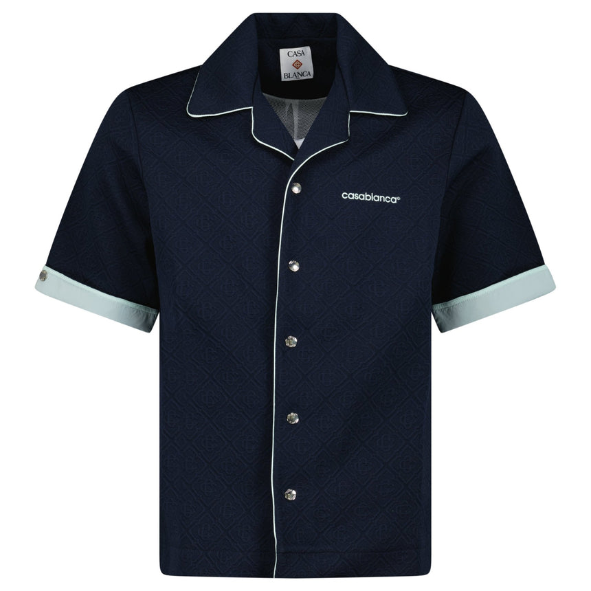 Casablanca Monogram Jacquard Knit Set Navy - Boinclo - Outlet Sale Under Retail