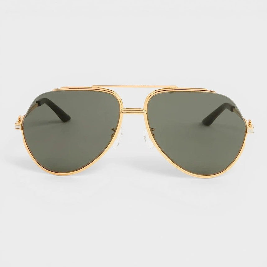 Casablanca Stainless Steel Aviator Sunglasses gold - Boinclo - Outlet Sale Under Retail