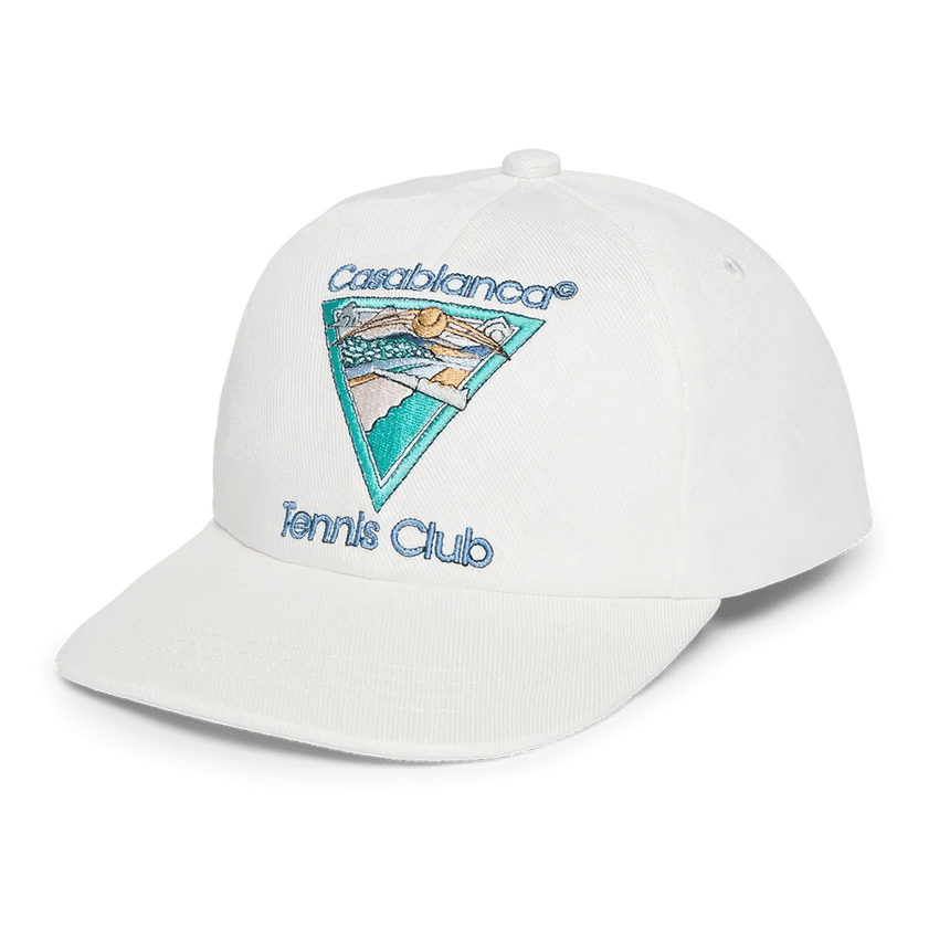 Casablanca ‘Tennis Club Icon’ Baseball Cap in Off White - Boinclo - Outlet Sale Under Retail