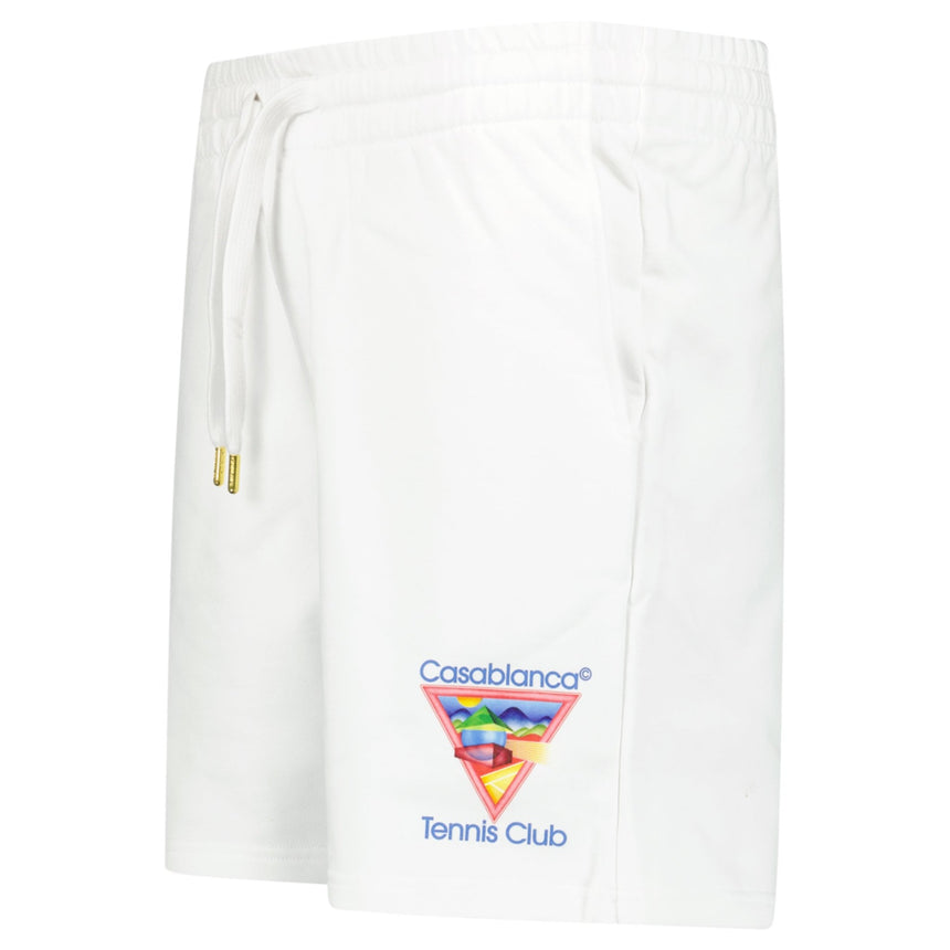 Casablanca Tennis Club Icon Sweatshorts in Off-White - Boinclo - Outlet Sale Under Retail
