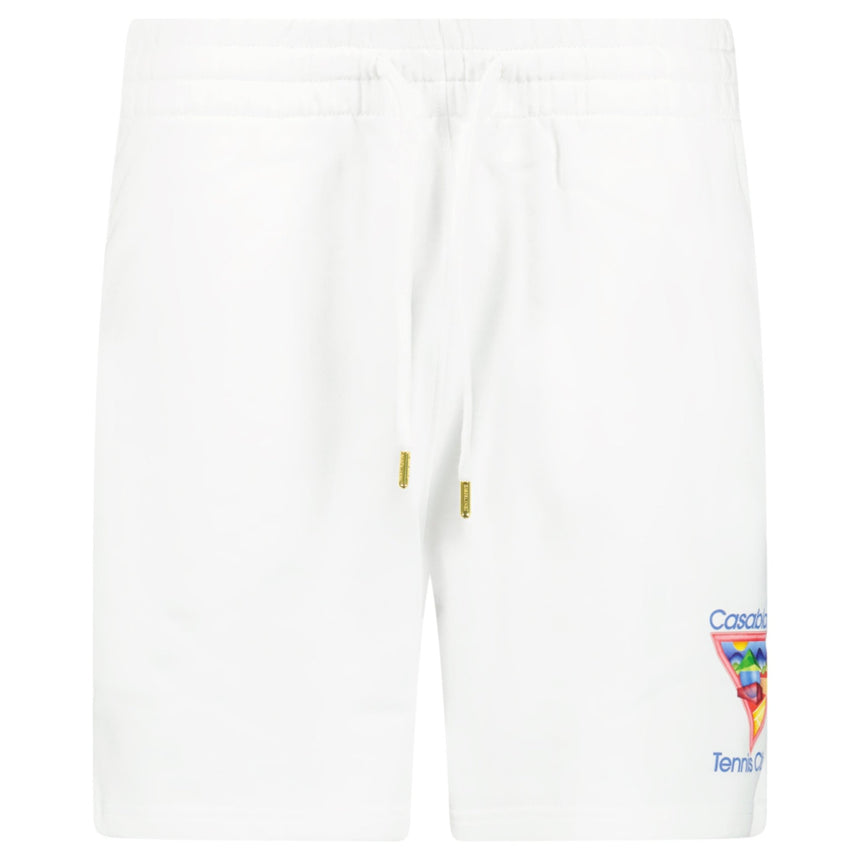 Casablanca Tennis Club Icon Sweatshorts in Off-White - Boinclo - Outlet Sale Under Retail