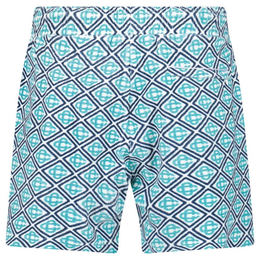 Casablanca Towelling Short in Turquoise Green - Boinclo - Outlet Sale Under Retail