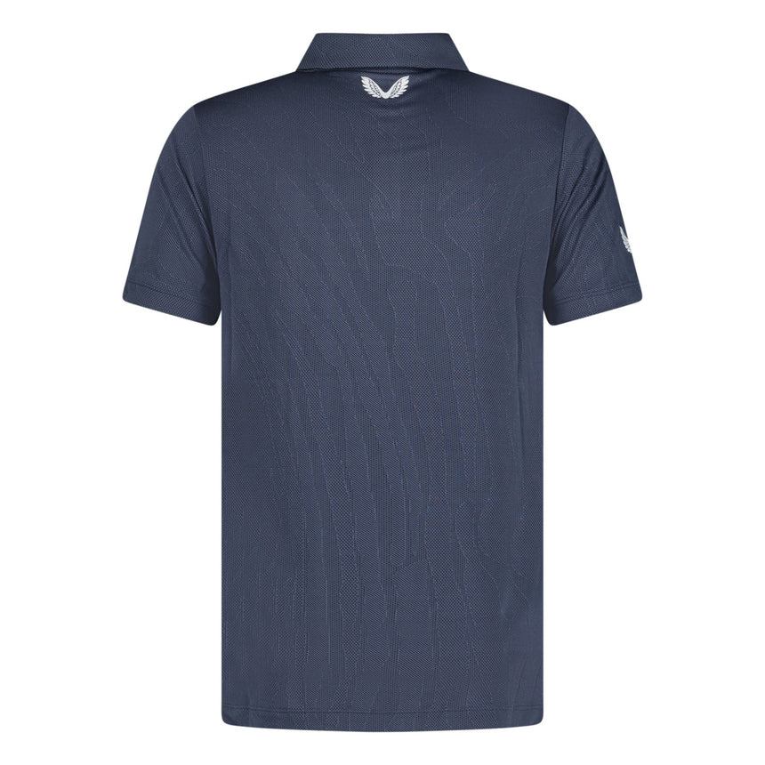 Castore Engineered Knit Golf Polo Midnight Navy - Boinclo - Outlet Sale Under Retail