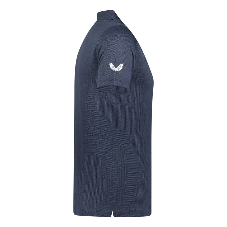 Castore Engineered Knit Golf Polo Midnight Navy - Boinclo - Outlet Sale Under Retail