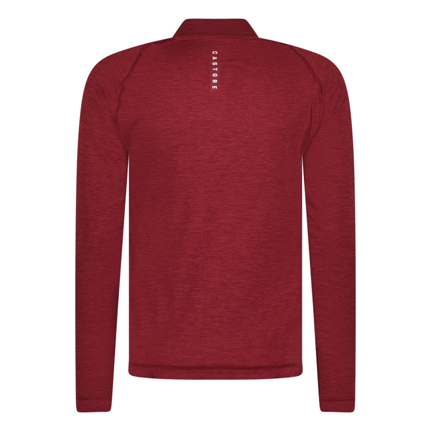 Castore Seamless Long Sleeve Golf Mock Neck Cabernet Red - Boinclo - Outlet Sale Under Retail
