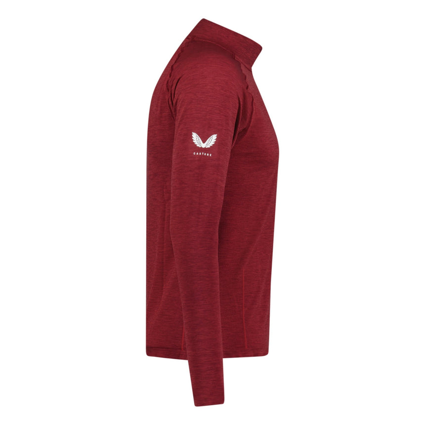 Castore Seamless Long Sleeve Golf Mock Neck Cabernet Red - Boinclo - Outlet Sale Under Retail