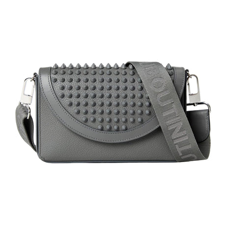 Christian Louboutin Explorafunk Wallet on Chain in Smoke Grey - Boinclo - Outlet Sale Under Retail