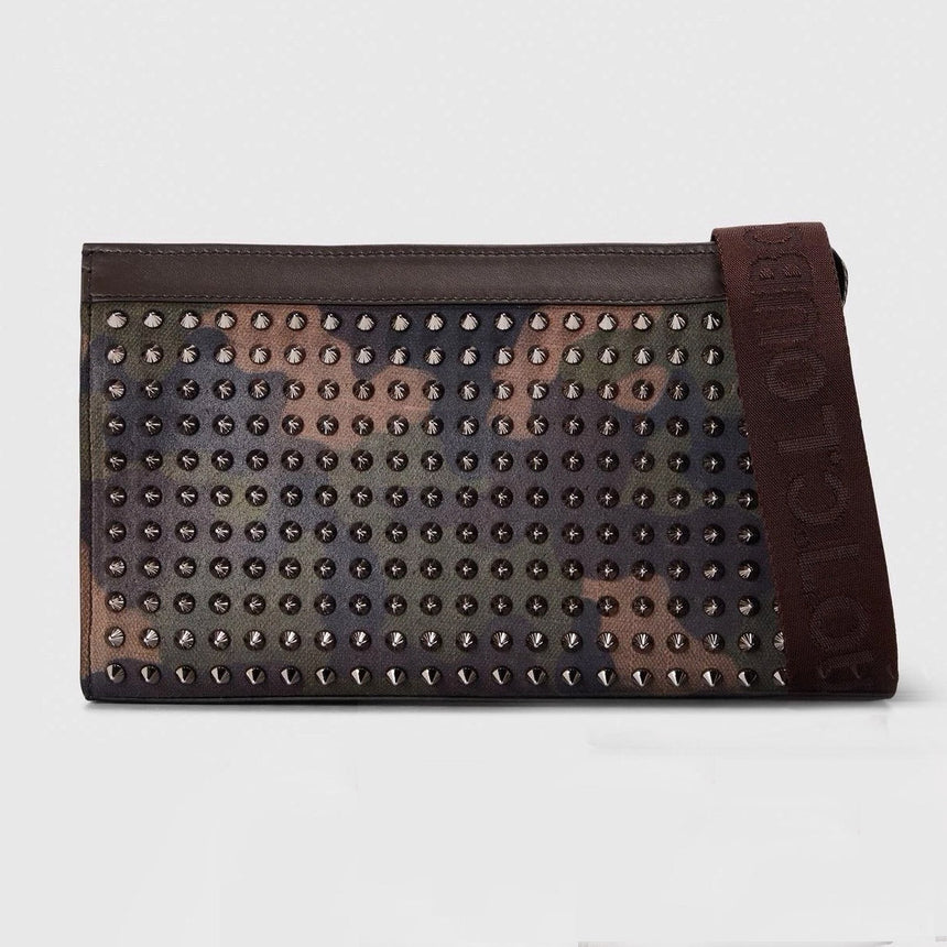 Christian Louboutin Funky Crossbody Bag in Café Green Met - Boinclo - Outlet Sale Under Retail