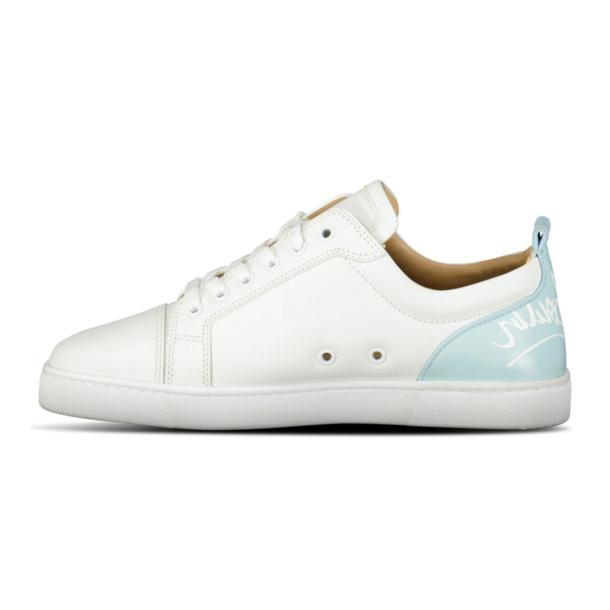 Christian Louboutin Louis Junior Flat Fun Trainers in White - Boinclo - Outlet Sale Under Retail