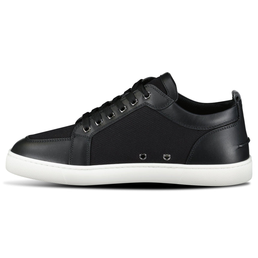Christian Louboutin Rantulow Cotton T - Will and Leather Trainers in Black - Boinclo - Outlet Sale Under Retail