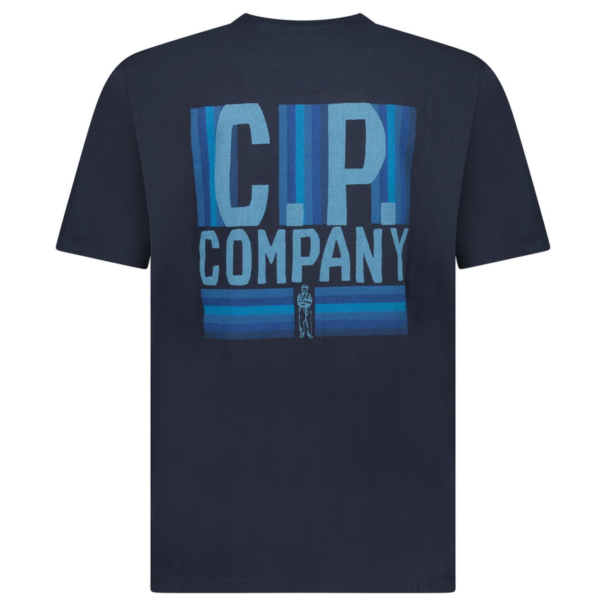 CP Company 30/1 Jersey British Sailor T-Shirt in Navy - Boinclo - Outlet Sale Under Retail