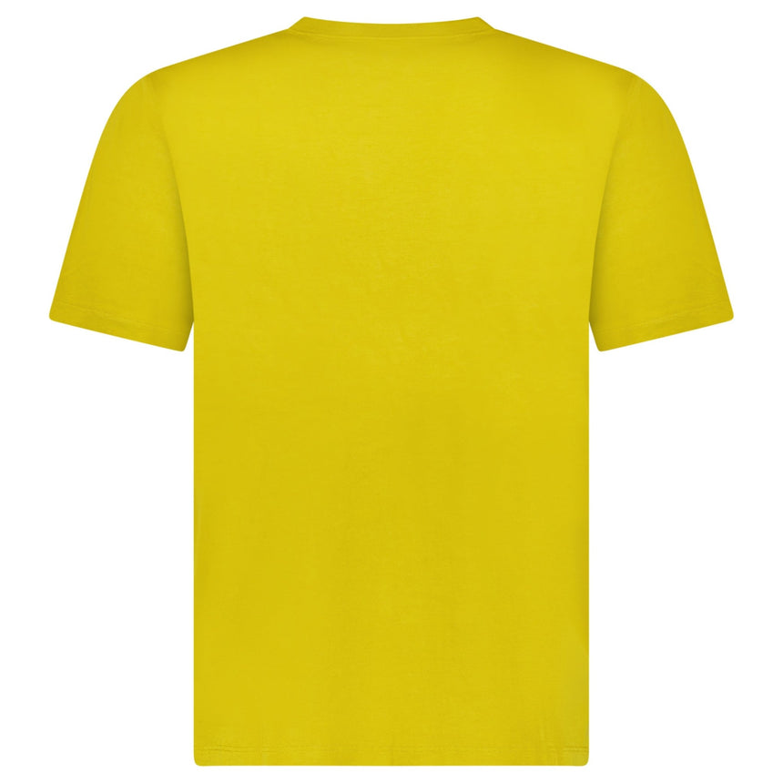 CP Company 30/1 Jersey Vertical Logo and British Sailor T-Shirt in Antique Moss Yellow - Boinclo - Outlet Sale Under Retail