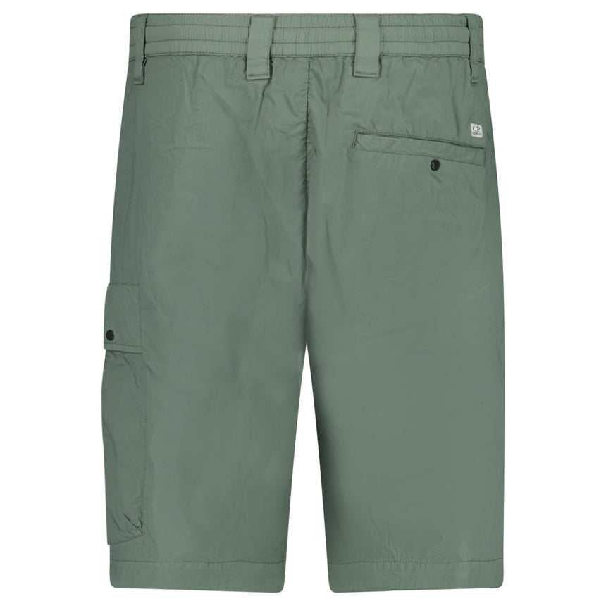 CP Company 50 Fili Stretch Loose Lens Cargo Shorts in Laurel Wreath Green - Boinclo - Outlet Sale Under Retail