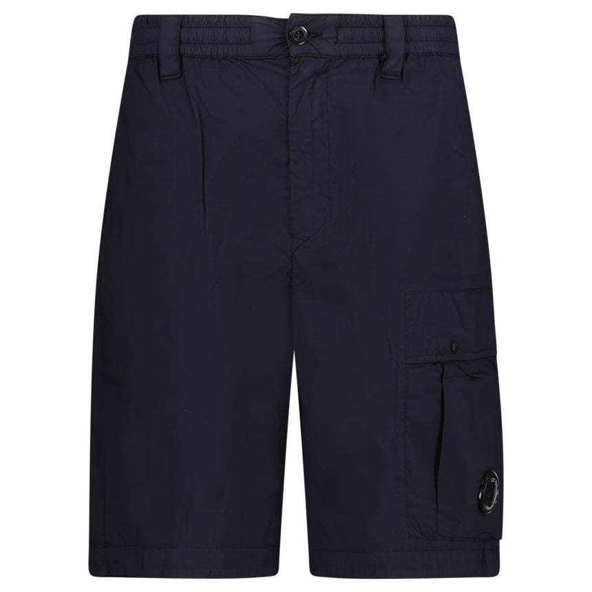 CP Company 50 Fili Stretch Loose Lens Cargo Shorts in Navy - Boinclo - Outlet Sale Under Retail