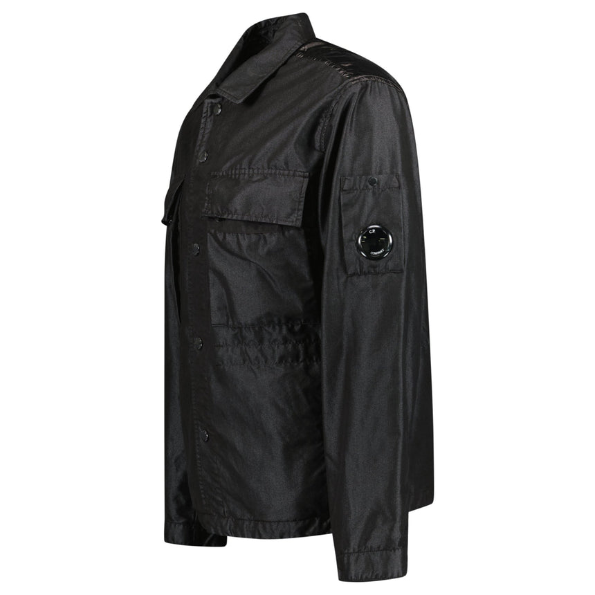 CP Company 50 Fili Tr - P Buttoned Kan D Panel Coach Jacket Black - Boinclo - Outlet Sale Under Retail