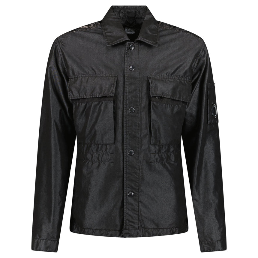 CP Company 50 Fili Tr - P Buttoned Kan D Panel Coach Jacket Black - Boinclo - Outlet Sale Under Retail