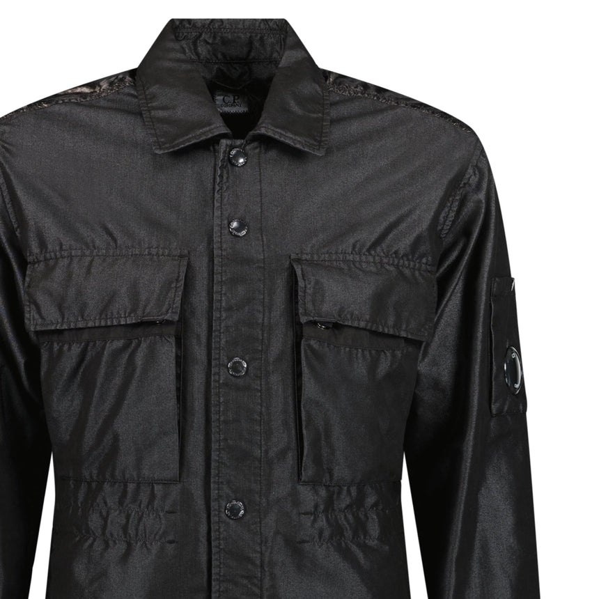 CP Company 50 Fili Tr - P Buttoned Kan D Panel Coach Jacket Black - Boinclo - Outlet Sale Under Retail