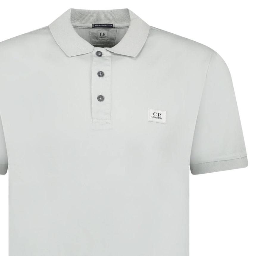 CP Company 70/2 Mercerized Polo Shirt in Blue Fox - Boinclo - Outlet Sale Under Retail