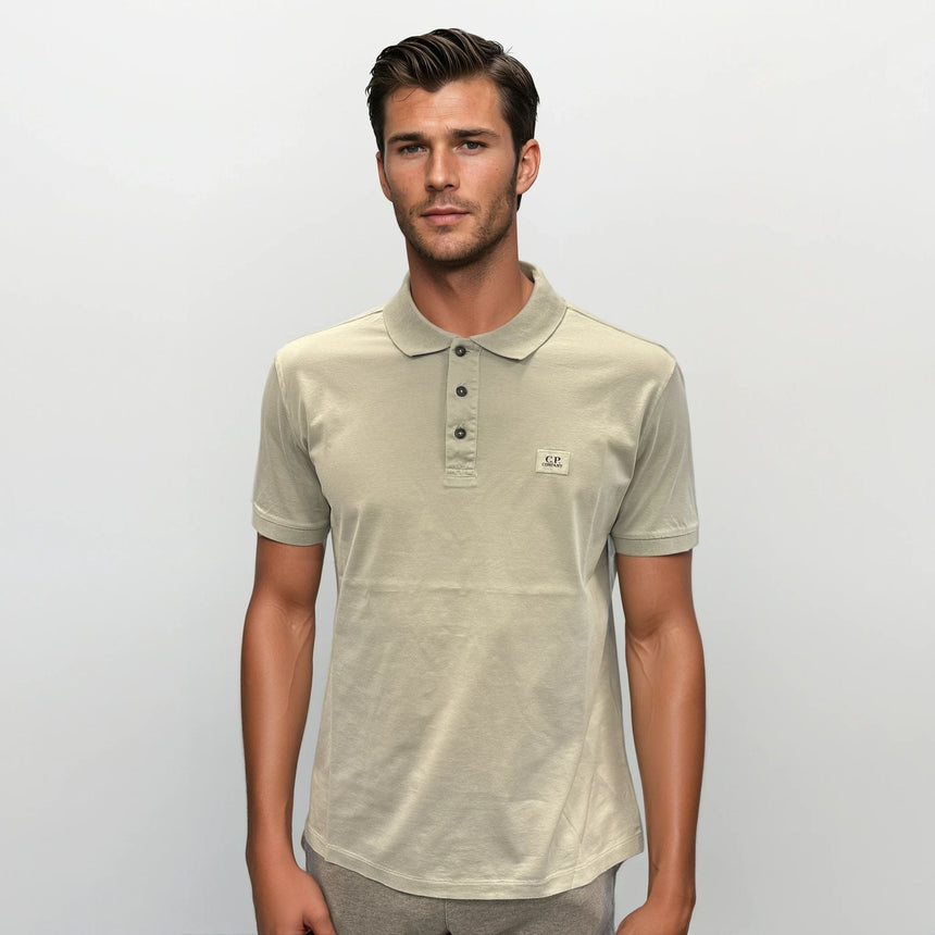 CP Company 70/2 Mercerized Polo Shirt in Blue Fox - Boinclo - Outlet Sale Under Retail