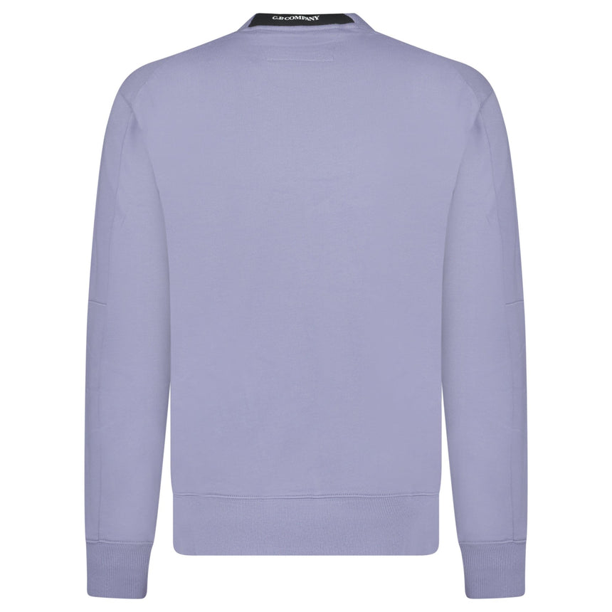 CP Company Arm Lens Diagonal Sweatshirt Lavender Violet - Boinclo - Outlet Sale Under Retail