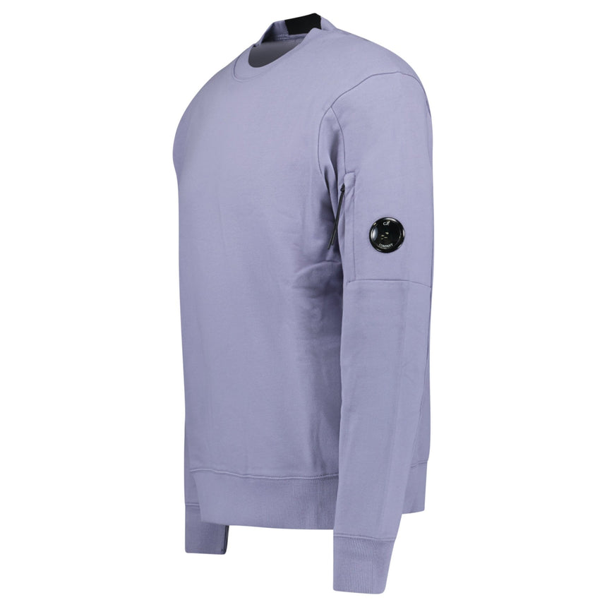 CP Company Arm Lens Diagonal Sweatshirt Lavender Violet - Boinclo - Outlet Sale Under Retail