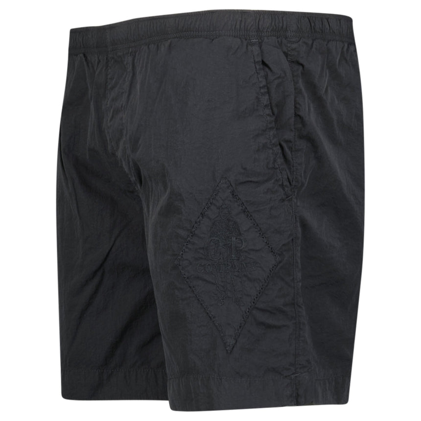 CP Company Black Logo - Embroidered Swim Shorts - Boinclo - Outlet Sale Under Retail