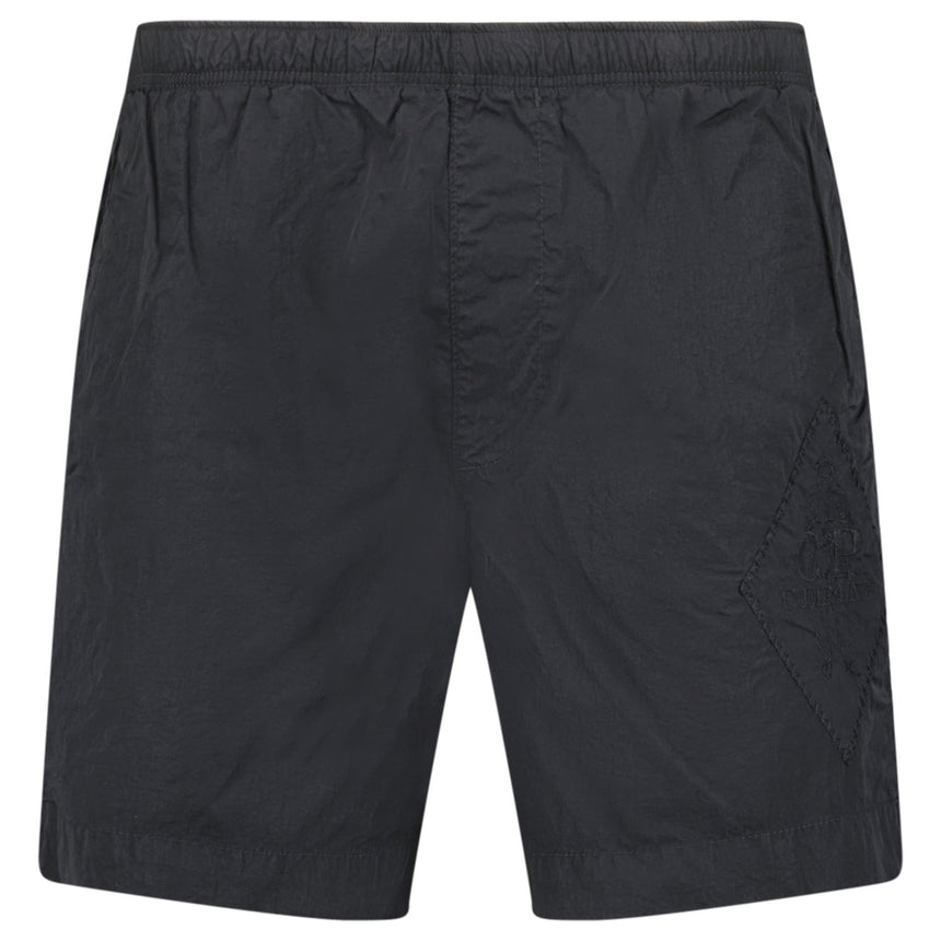 CP Company Black Logo - Embroidered Swim Shorts - Boinclo - Outlet Sale Under Retail