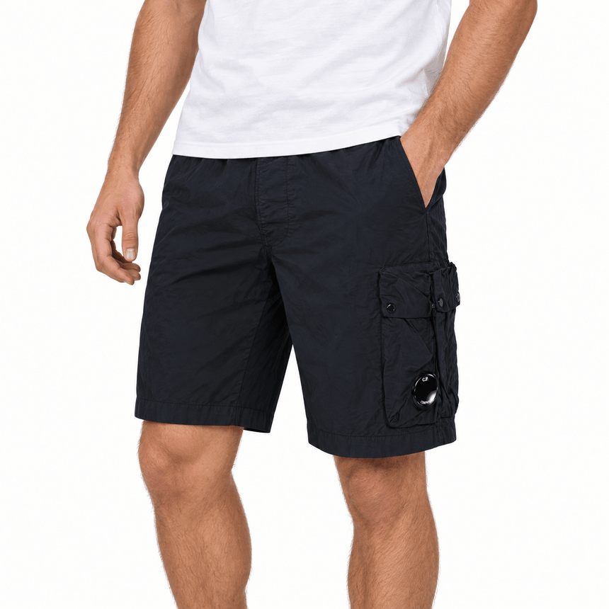CP Company Chrome-R Cargo Lens Swim Shorts in Black - Boinclo - Outlet Sale Under Retail