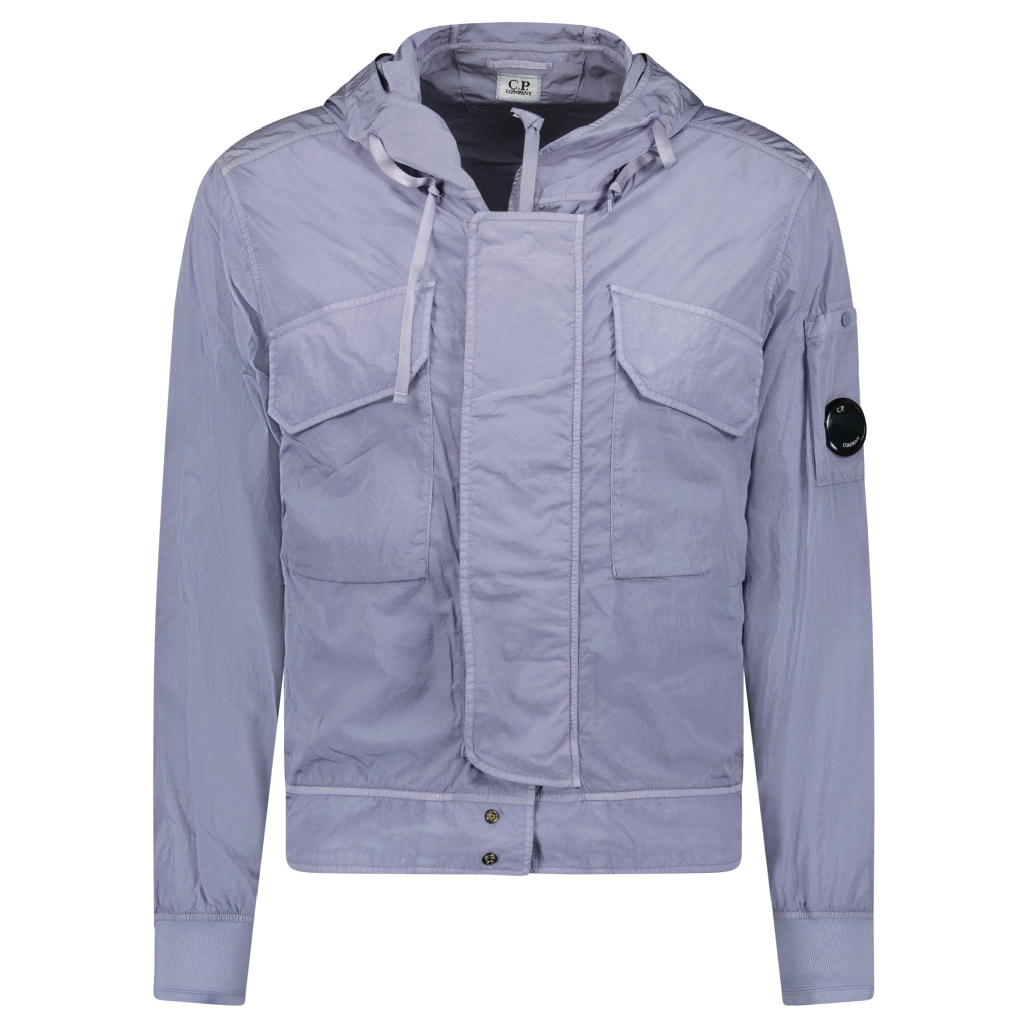 Color variation of CP Company Chrome-R Hooded Lens Jacket Lavender Violet