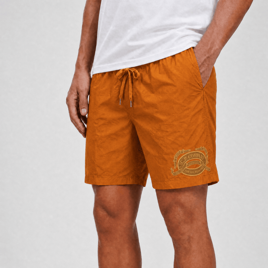 CP Company Chrome - R Swim Shorts Desert Sun - Boinclo - Outlet Sale Under Retail