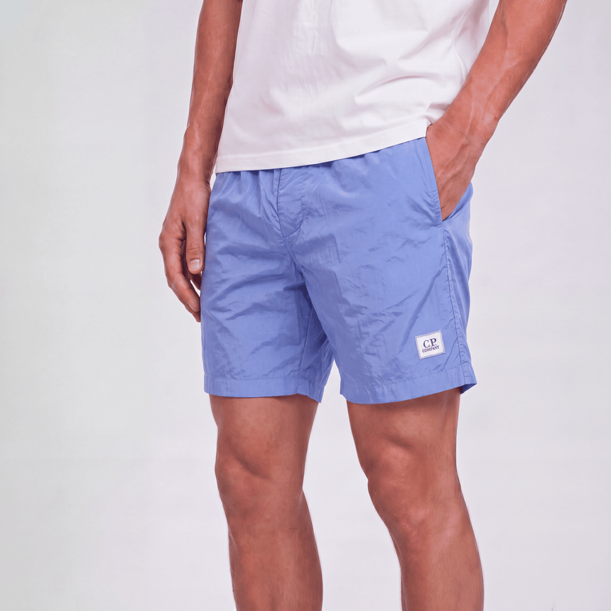 CP Company Chrome-R Swim Shorts in Pacific Coast Blue - Boinclo - Outlet Sale Under Retail