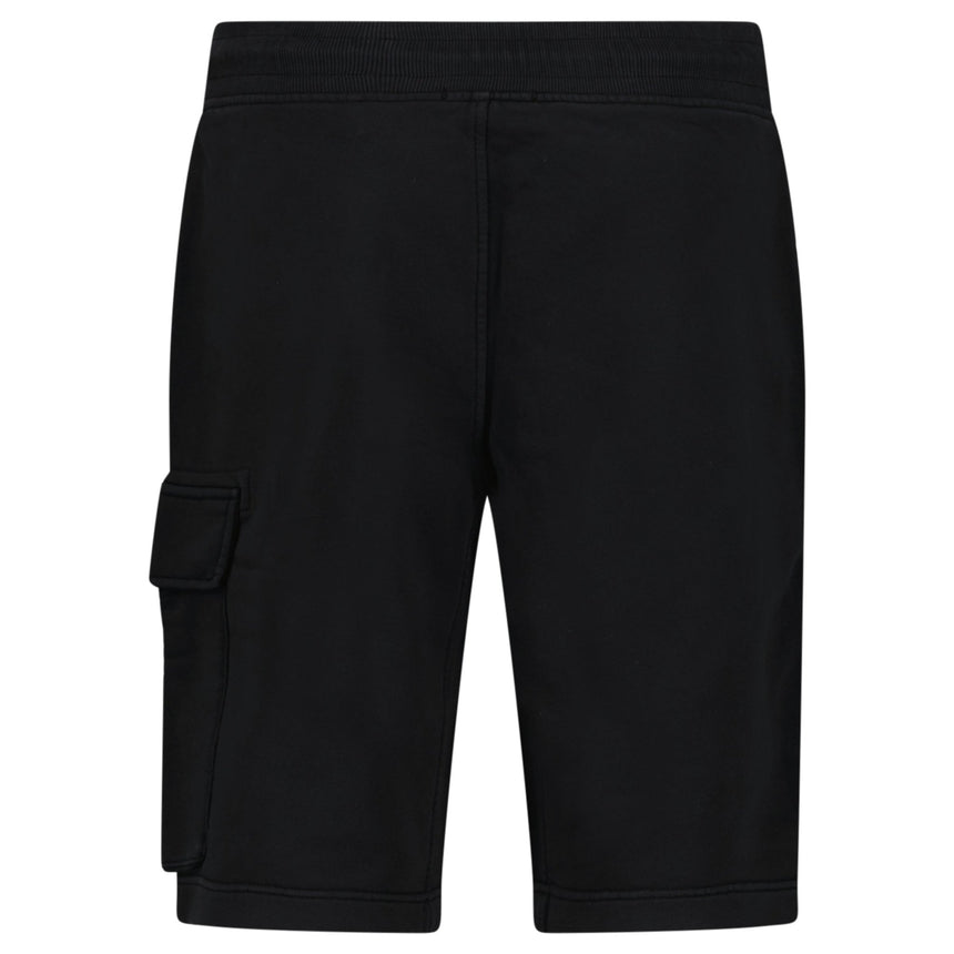 CP Company Cotton Diagonal Fleece Cargo Sweat Shorts in Black - Boinclo - Outlet Sale Under Retail
