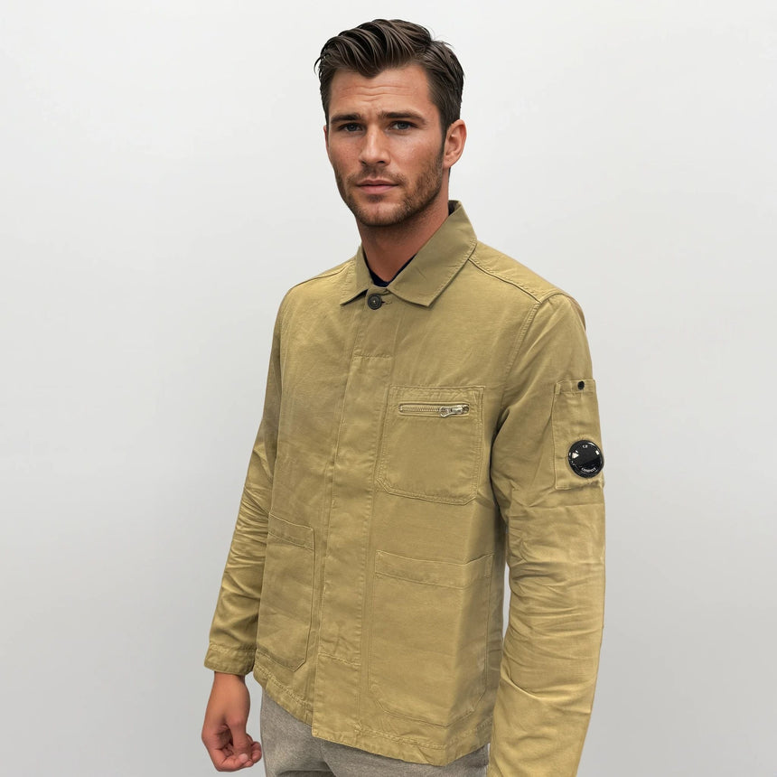 CP Company Cotton/Linen Tree House Over - Shirt - Boinclo - Outlet Sale Under Retail