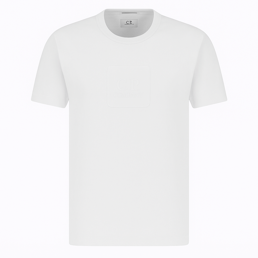 CP Company Chest Logo T-Shirt White - Boinclo - Outlet Sale Under Retail