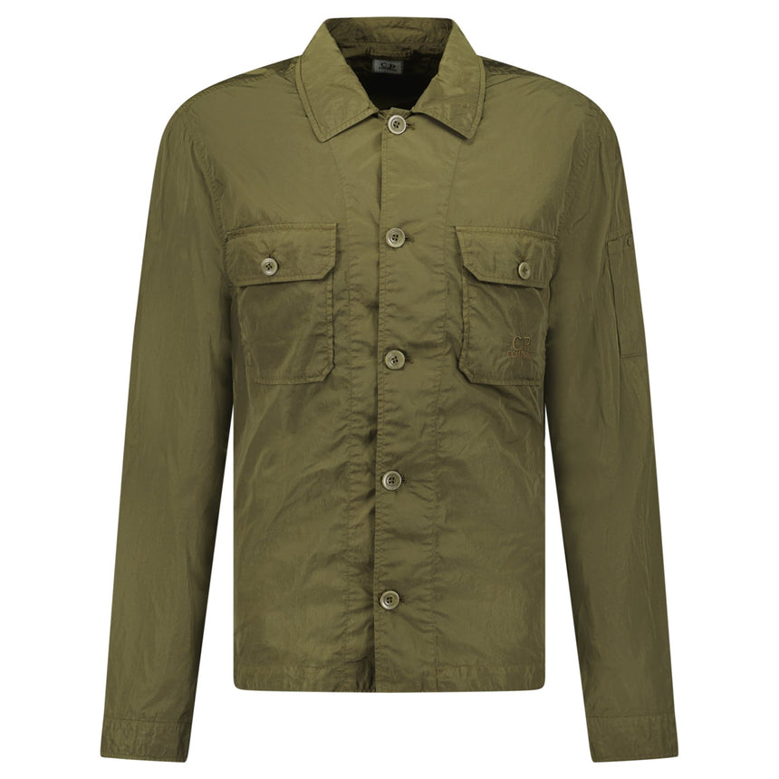 C.P. Company Chrome - R Button - Up Jacket Khaki - Boinclo - Outlet Sale Under Retail