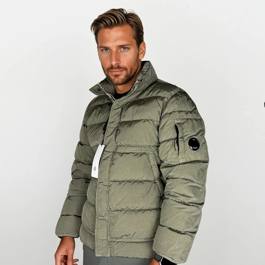 CP Company Chrome - R Down Jacket in Gunmetal Grey - Boinclo - Outlet Sale Under Retail