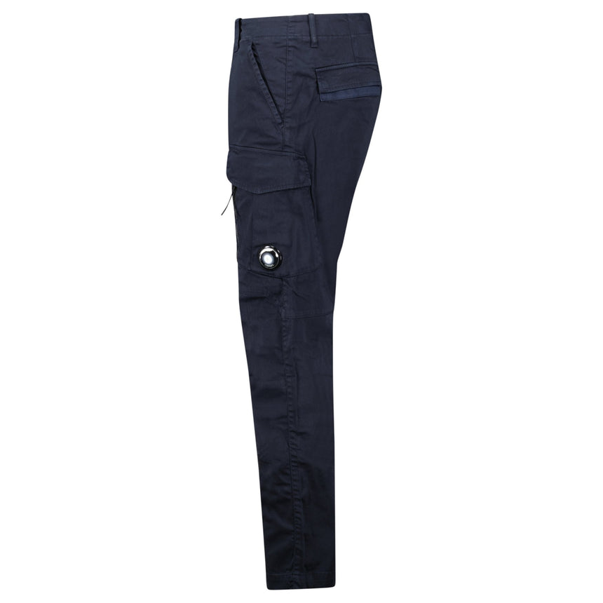 CP Company Lens Garment Dyed Ergonomic Cargo Pants Navy - Boinclo - Outlet Sale Under Retail