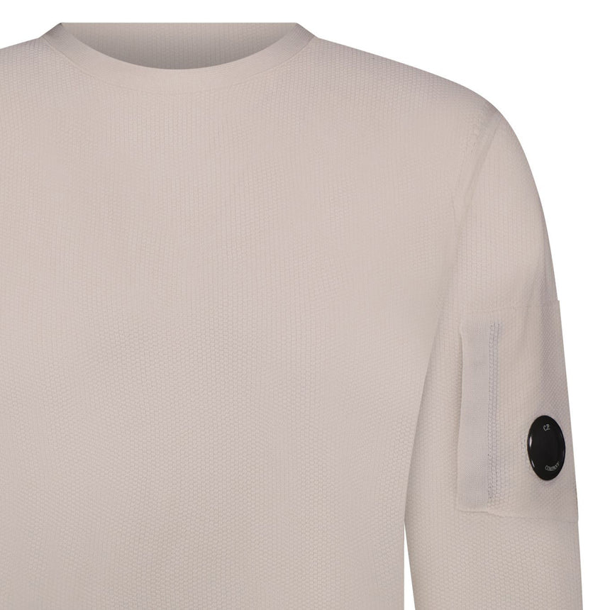 CP Company Lens Light Fleece White - Boinclo - Outlet Sale Under Retail