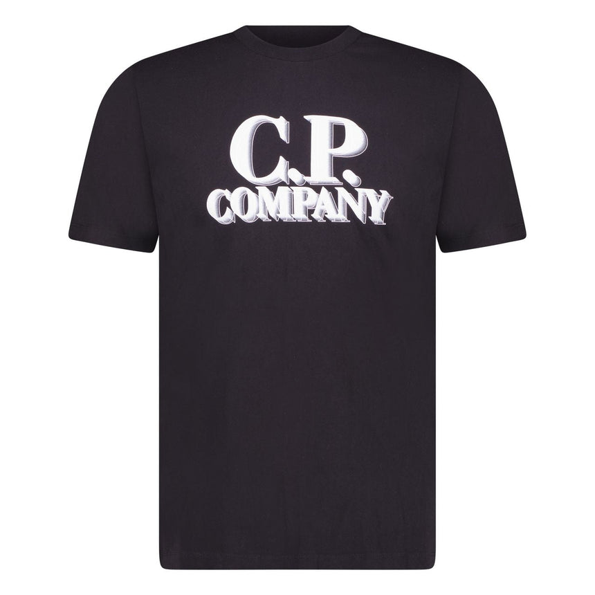 CP Company Logo T-Shirt Black - Boinclo - Outlet Sale Under Retail