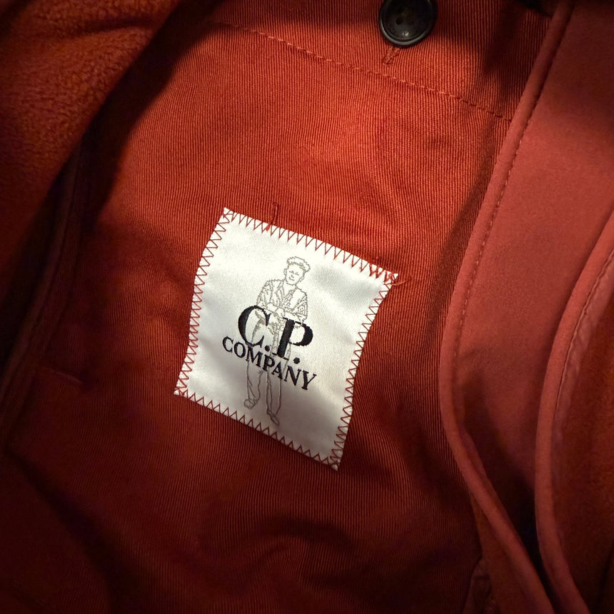 CP Company Shell - R Detachable Hooded Jacket in Ketchup Red - Boinclo - Outlet Sale Under Retail