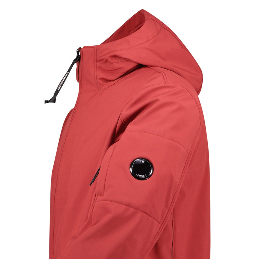 CP Company Shell - R Detachable Hooded Jacket in Ketchup Red - Boinclo - Outlet Sale Under Retail