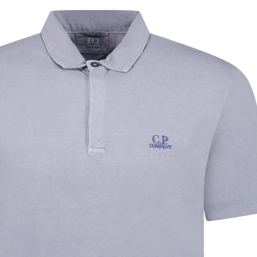 CP Company Short Sleeve Jersey 1020 Polo - Shirt Lavender - Boinclo - Outlet Sale Under Retail