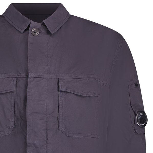 CP Company Stretch Gabardine Overshirt Navy - Boinclo - Outlet Sale Under Retail