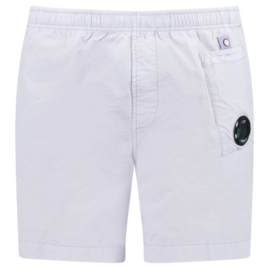 CP Company Flatt Nylon Lens - Detail Swim Shorts Lilac - Boinclo - Outlet Sale Under Retail