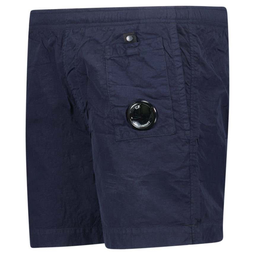 CP Company Flatt Nylon Lens - Detail Swim Shorts Navy - Boinclo - Outlet Sale Under Retail