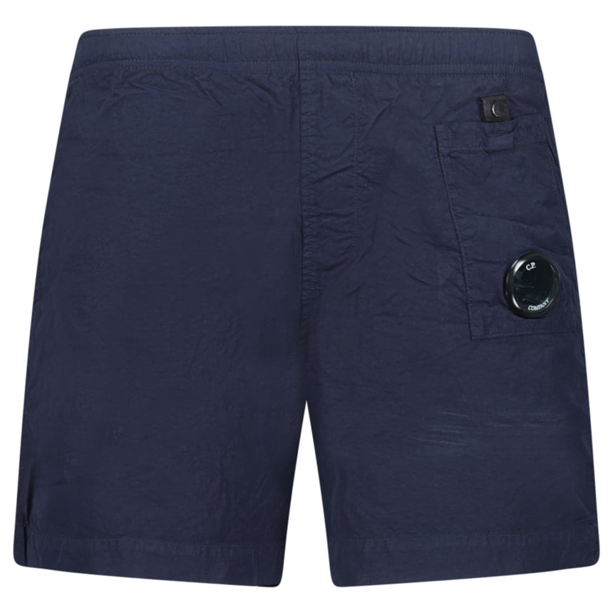 CP Company Flatt Nylon Lens - Detail Swim Shorts Navy - Boinclo - Outlet Sale Under Retail